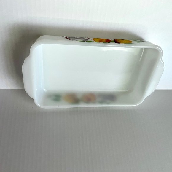 Vintage Fire-King Fruit by ANCHOR HOCKING 12" Rectangular Baker 1.5 Qt - Picture 4 of 13
